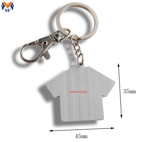 Metal Custom Logo Doubel Sided Epoxy Keychain