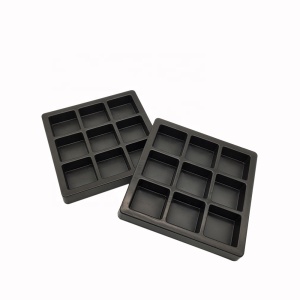 Customized Black Chocolate Plastic Blister Tray Insert
