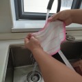 Bulaşık yıkama için yeniden kullanılabilir temizlik bezleri