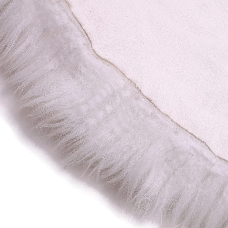 High Quality Luxury Fluffy Lamb Skin Chair Seat Cushion