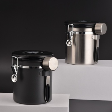 Airtight Stainless Steel Coffee Bean Storage