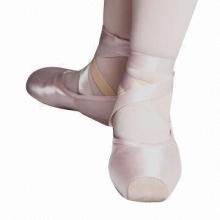 Ballet Slippers with Leather Pointer