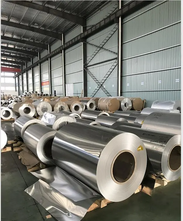 PE PVDF Color Coating or Mill Finish Alloy 1050 1060 1100 3003 3105 5052 6061 Roll Foil Aluminum Coil