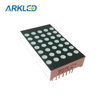 5 x 7 Punktmatrix -LED -Anzeigemodul