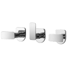 Concealed double lever bath mixer