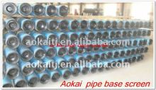 high quality pipe base screens