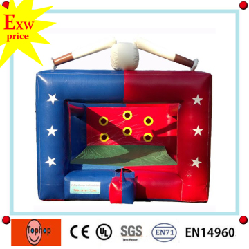 outdoor sports game baseball equipment, baseball batting cages,inflatable baseball bat for sale