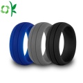 Layer Single Color Silicone Wedding Beste verlovingsring