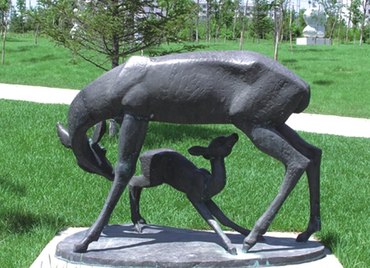 Sculpture animale en bronze pour la décoration de jardin