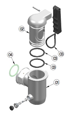 2 Inch Drain Tap for Boiling Pan,Gas Jacketed Kettle