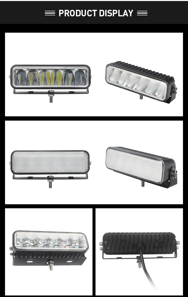 1840lm 7" 30w spot beam 3 place option of installation Led cube work light flood beam tow truck roof bumper light