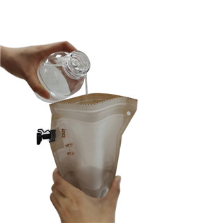 Self-brewing portable coffee filter paper bag