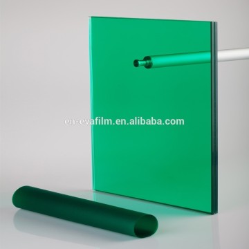 green color EVA foil for laminated decorative glass