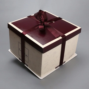 ออกแบบกล่องกระดาษกล่องขนมเค้ก
