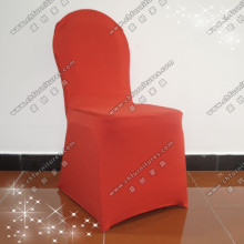 Housse de chaise rouge souple pour mariage Yc-831-02