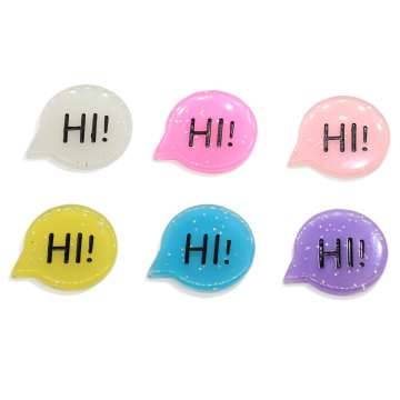 Colorful English Letter Hi Resin Cabochon Beads Artificial Crafts Scrapbook Making Slime Filler Jewelry Ornament Supply