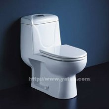 YA-3001 P-trap one piece toilet sanitary wares