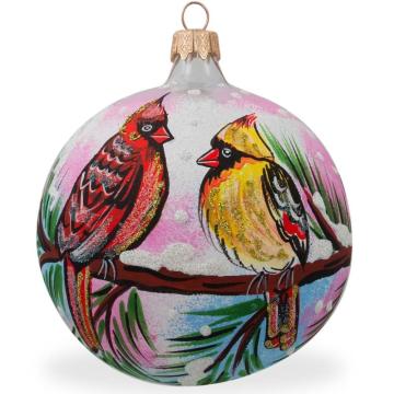 2019 Customized Christmas Ball Painted Glass Christmas Ball