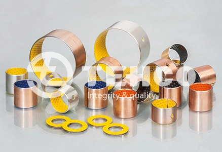 Supplier POM Coated Bush DX Plain Bearing SF-2 Composite Metal Slide Bushings