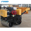 Walk-behind Double Vibration Roller de carretera hidráulico completo con precio de rodillo de rejilla de seguridad