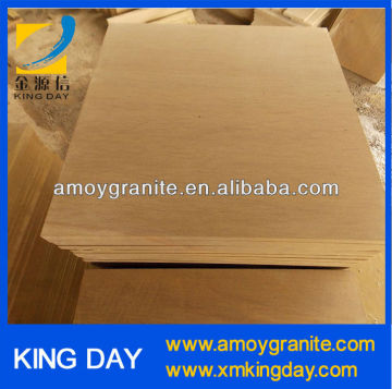 Yellow sandstone wall tiles