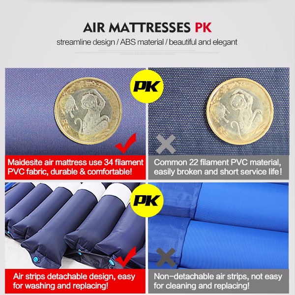wholesale full size inflatable anti decubitus medical air mattress