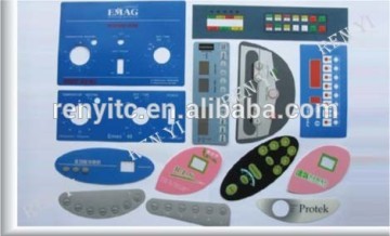 electronic membrane keypads label, adhesive customized labels