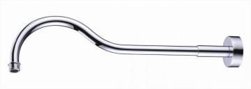 Gooseneck Extension Shower Arm with Flange