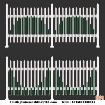 Plastic Garden Fence /PVC Steel Picket Fence