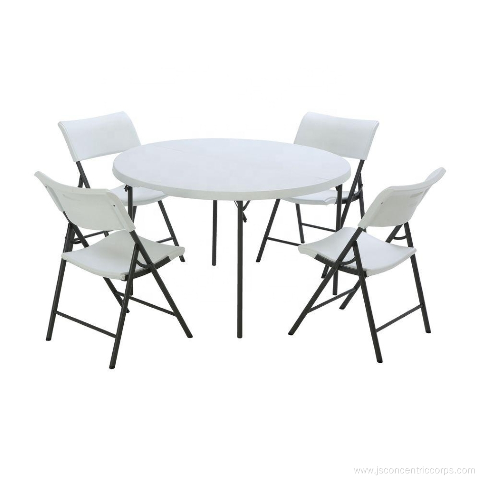 round folding garden table