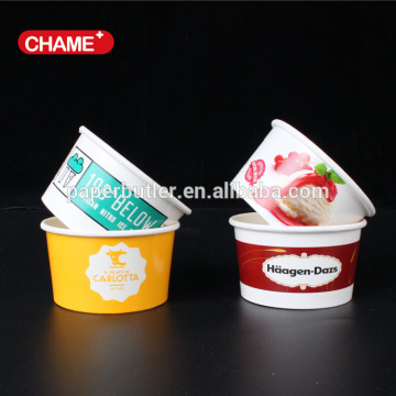 Disposable single PE ice cream paper cup big paper ice cream bowl ice cream paper container