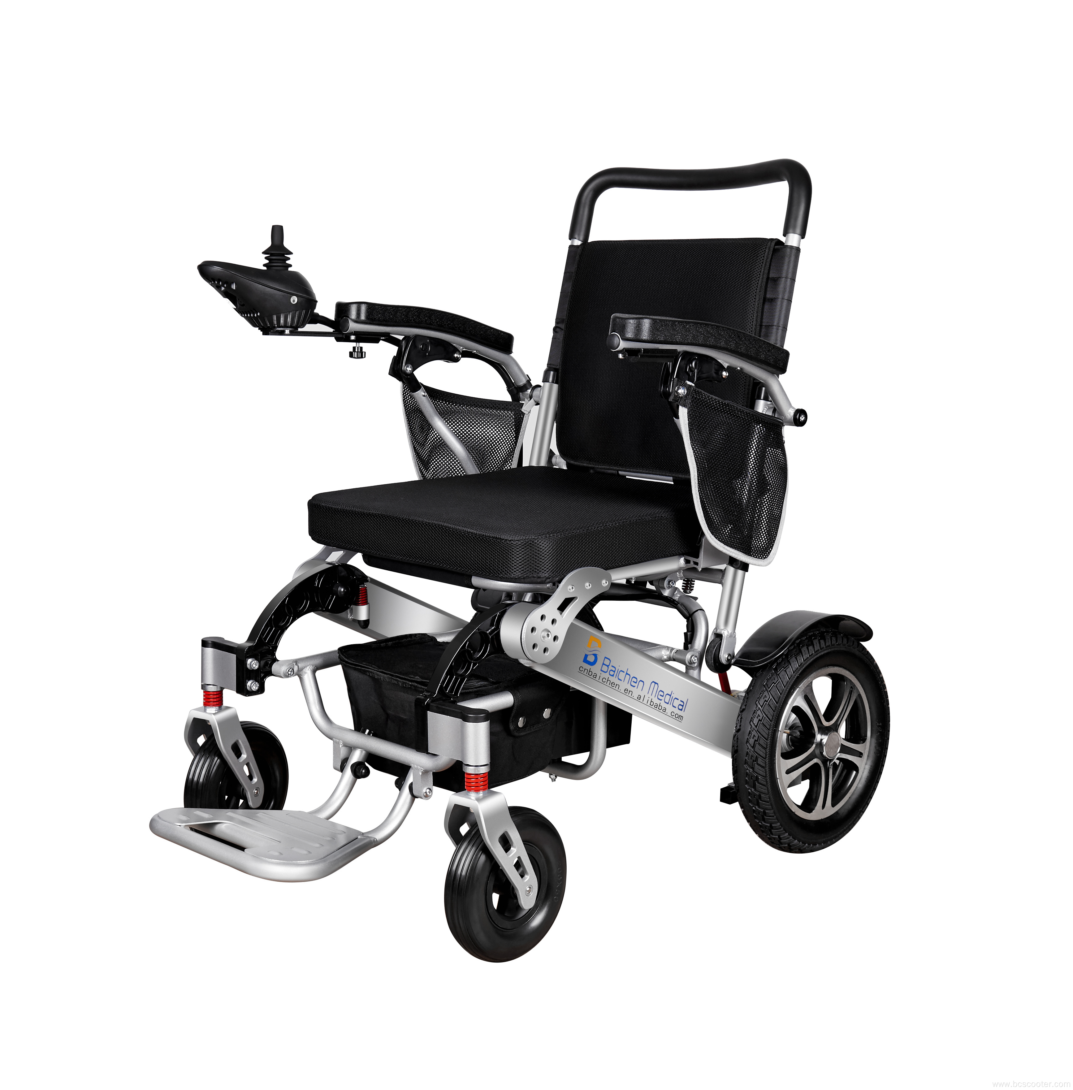 Upgrade magnesium aluminum alloy 24V12Ah electric wheelchair