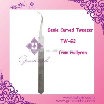 High Class Stainless Steel Genie Curved Tweezer for Eyelash Extension