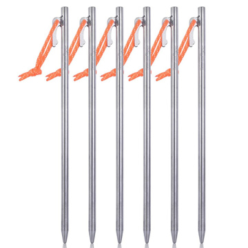 Titanium Alloy Tent Pegs Outdoor Camping Tent Stakes
