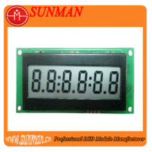 segment lcd module with two lines serial interface