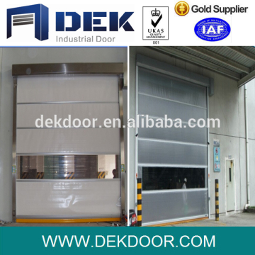 Rolling warehouse pvc fast roller door