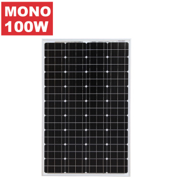 36 células panel solar monocristalino de 100 W