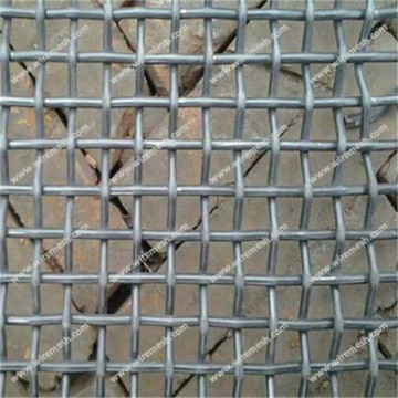 Crimped wire mesh panel