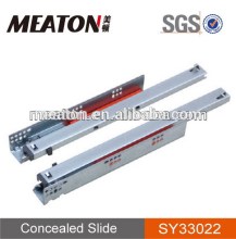 Under mounted concealed furniture guide rail