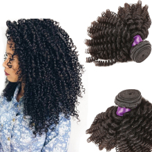 100% Brazilian human Hair Natural Color Kinky Curl human locks