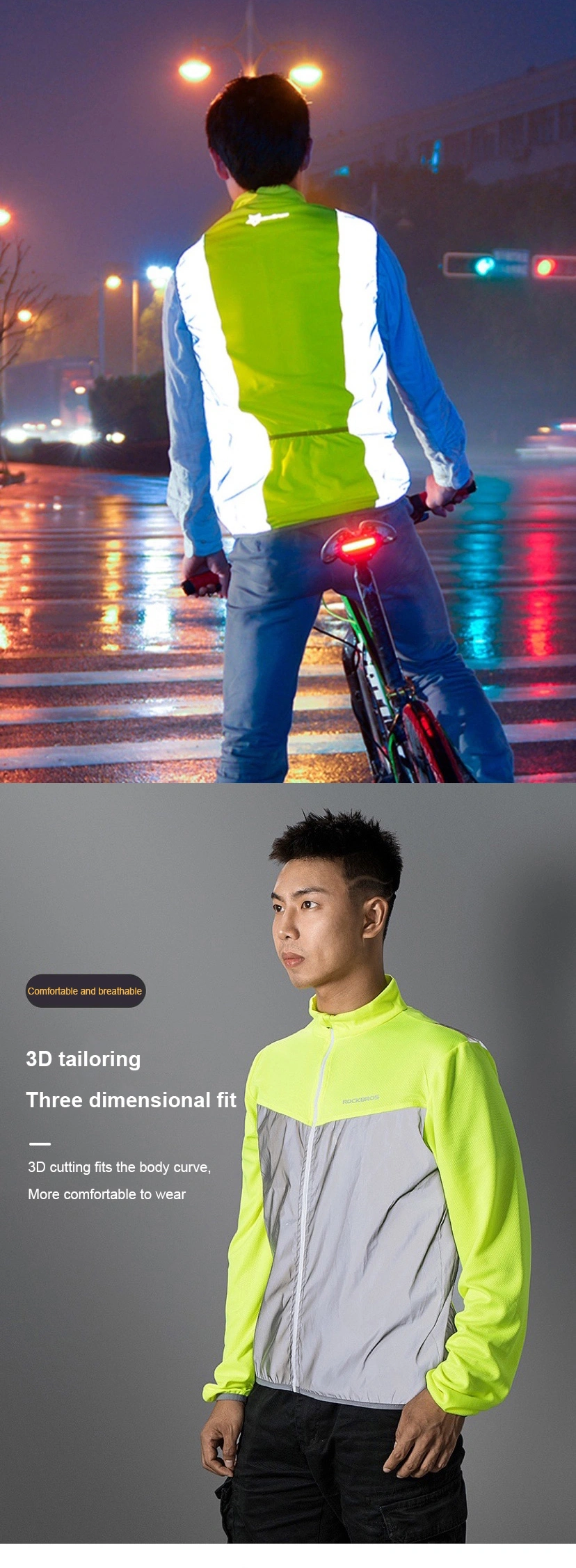 High-Quality China-Made 2021 New Bicycle Safety Reflective Clothing Safety Clothing