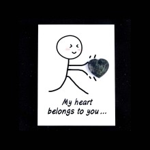 High-Quality Kambaba Jasper Heart-Shaped Necklace Gemstones: New Fashion Accessory for Women