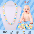 Fashional Mom Pakai Bayi silikon Mengetuk Kalung