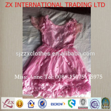 second hand clothes girl dress lady silk dress unsorted used clothes