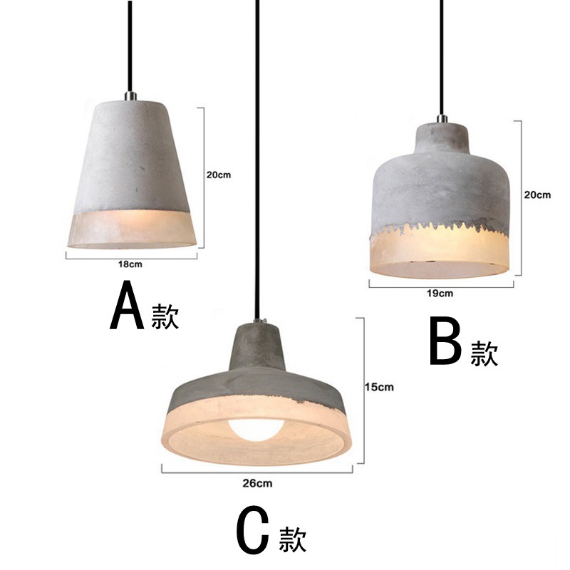 Beautiful Concrete Pendant Lighting