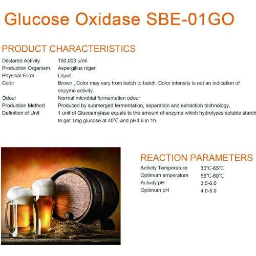 Glucose oxydase pour la cuisson des enzymes