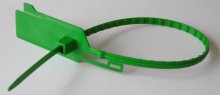 Green Pp Material Plastic Trailer Security Seals With Printing Bar Code / Series Numbers