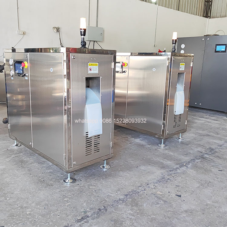 Moxin 100-5000g High Capacity Ice Making Machine Dry Ice Plant Flake Ice Plant