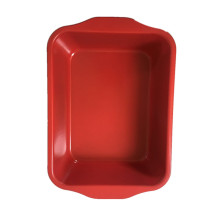 Red Color Baking Roasting Lasagna Pan with Handle