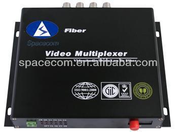 1-8ch video with RS485 data over fiber - 8 channel transmitters and receivers